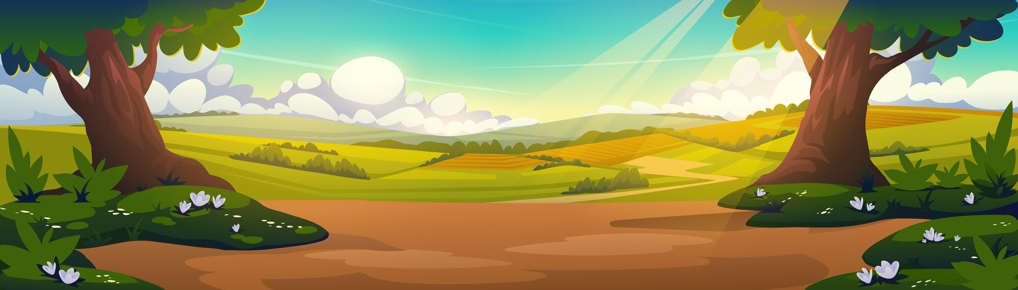 Cartoon Landscape Images - Free Download on Freepik Cartoon Landscape Images - Free Download on Freepik