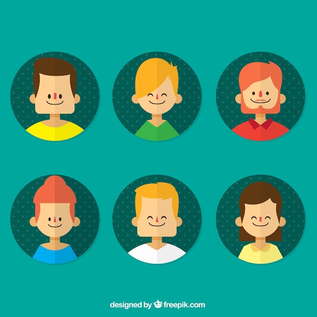 Free vector cartoon people