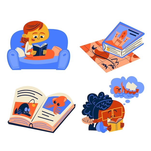 Book Lover Stickers