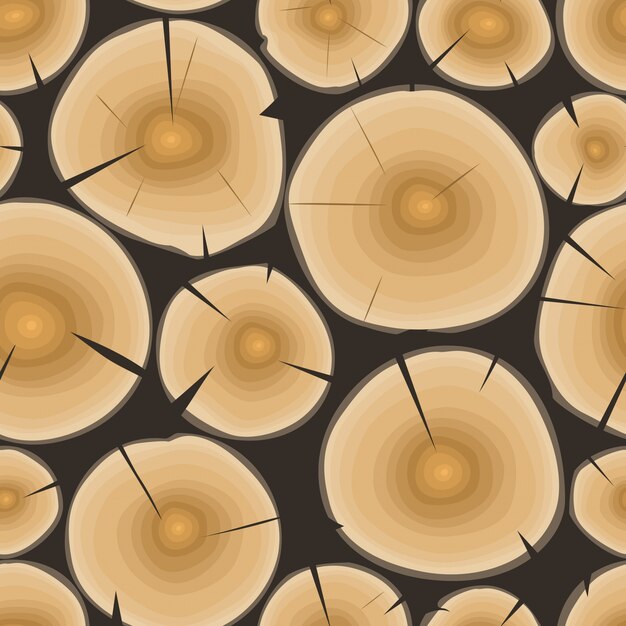 Cartoon style wood texture