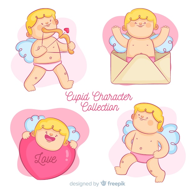 Cartoon valentine cupid collection