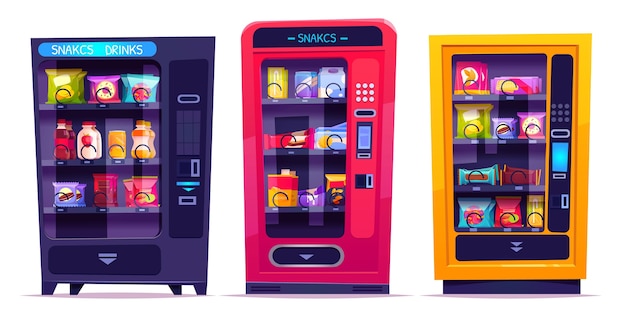 Cartoon vending machines collection