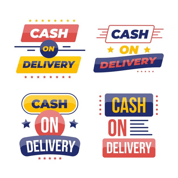 Cash on delivery badge collection