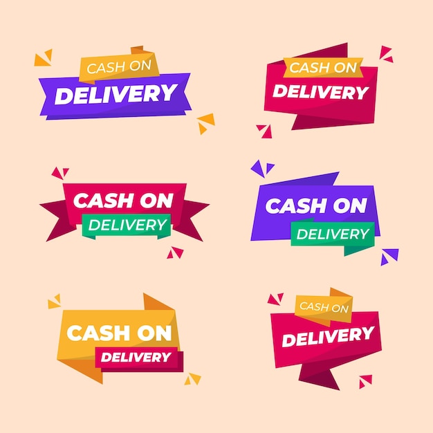 Cash on delivery badge collection