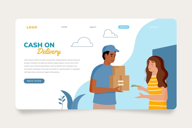 Cash on delivery web template