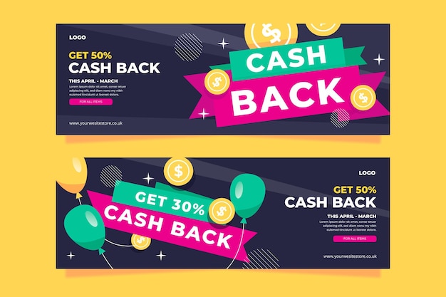 Cashback banner template