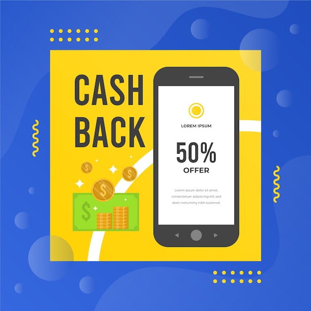 Cashback concept