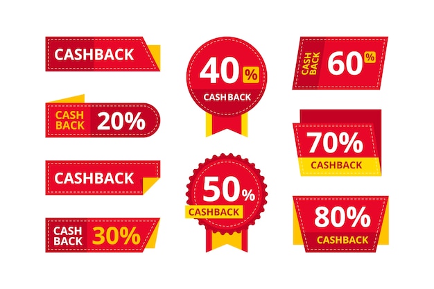 Cashback labels collection