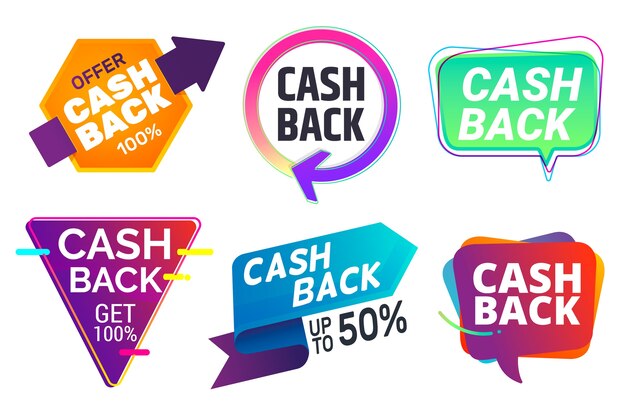 Cashback labels collection