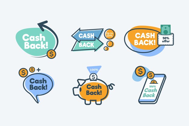 Cashback labels collection