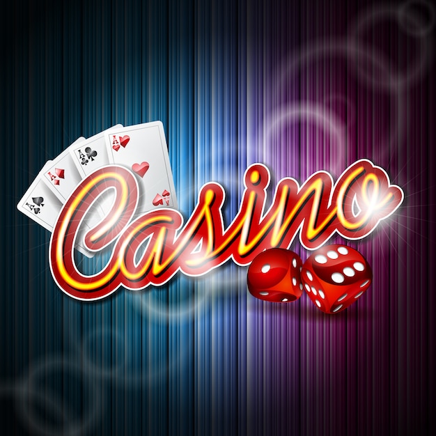 Free vector casino background design