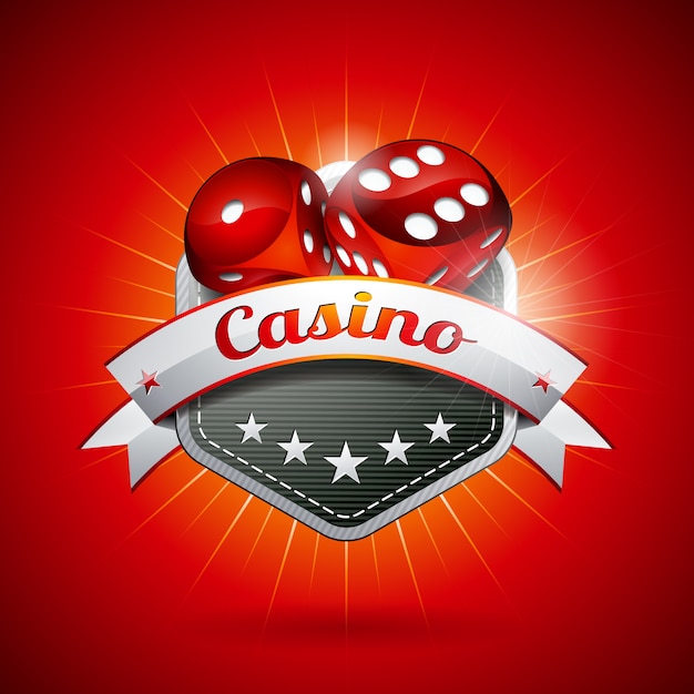 Vettore gratuito disegno casino sfondo