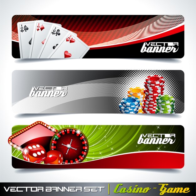 Casino banners collection