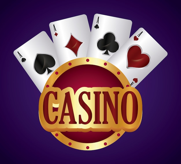 Free vector casino concept