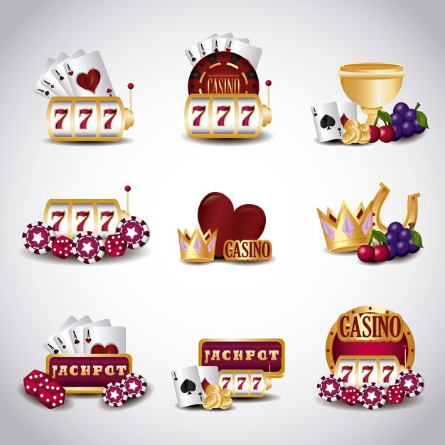 Casino related icons