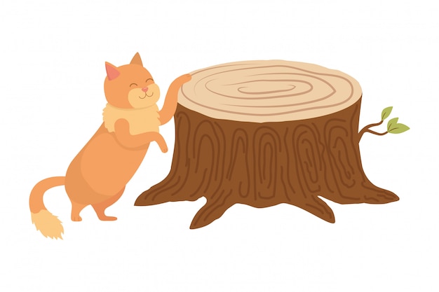 Бесплатное векторное изображение Кот мультфильм