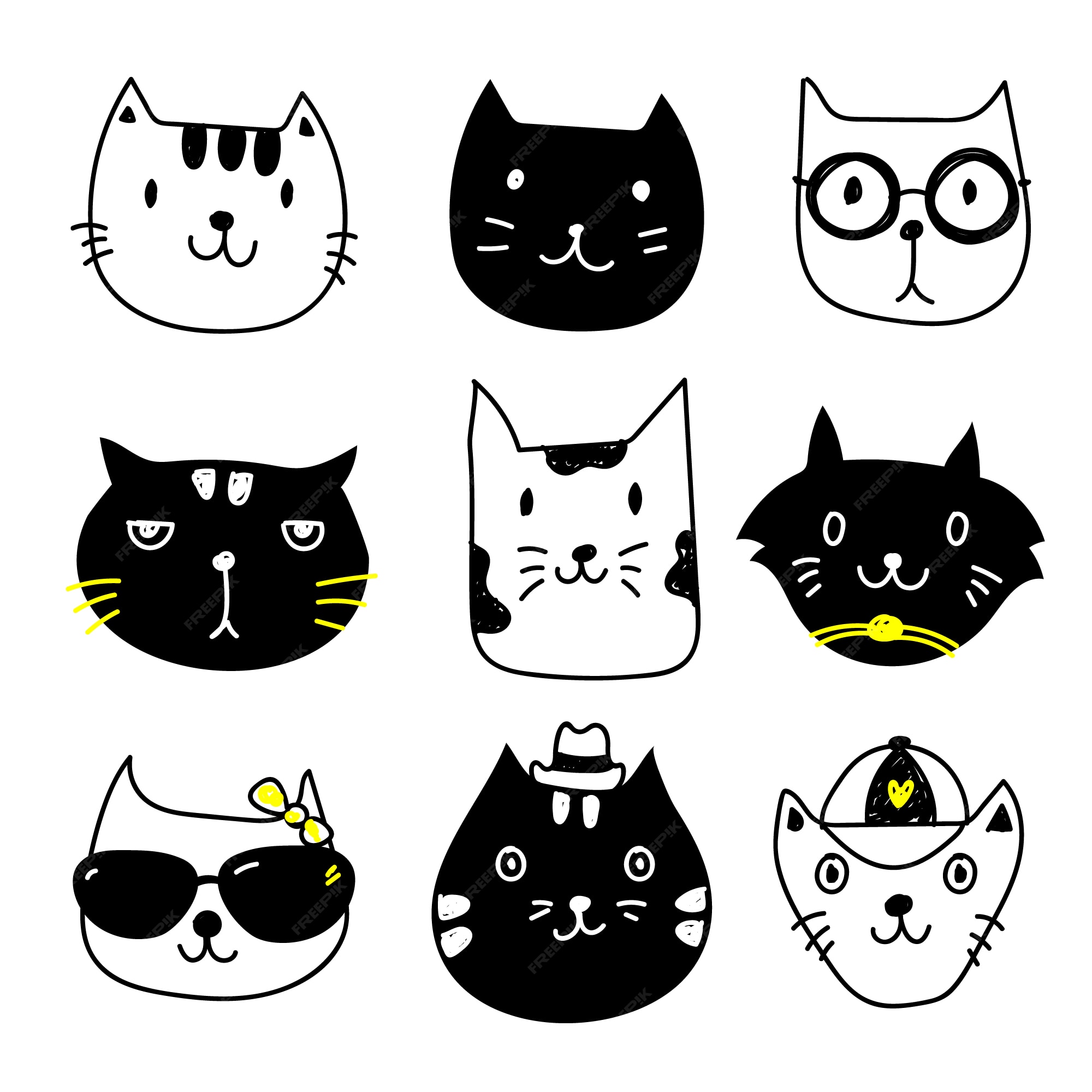 Cat Icon Vector Art, Icons, and Graphics for Free Download