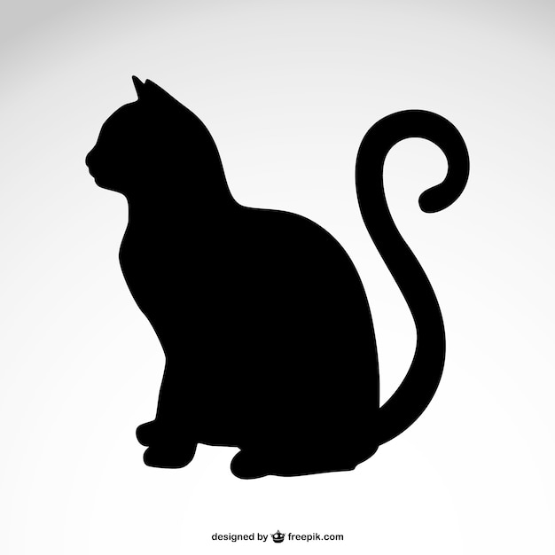 Download Free Cat Silhouette Svg Dxf Eps Png Vector Svg File Free Download