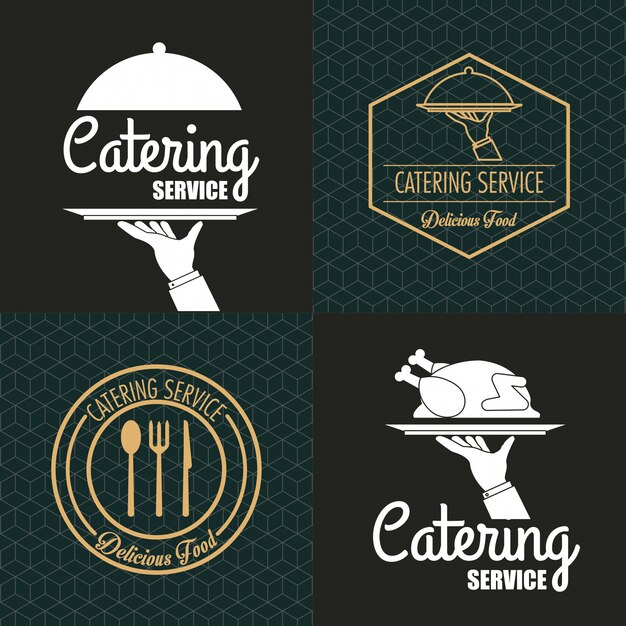 Download Elegant Catering Logo Ideas PSD - Free PSD Mockup Templates