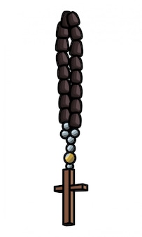 Catholic rosary symbol