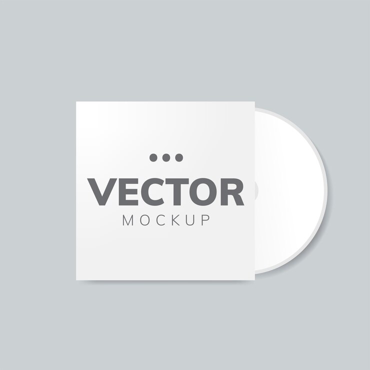 Бесплатный Вектор дизайн макета cd-обложки