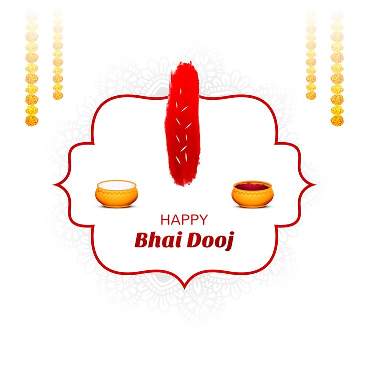 मुफ़्त वेक्टर celebrating happy bhai dooj indian festival background