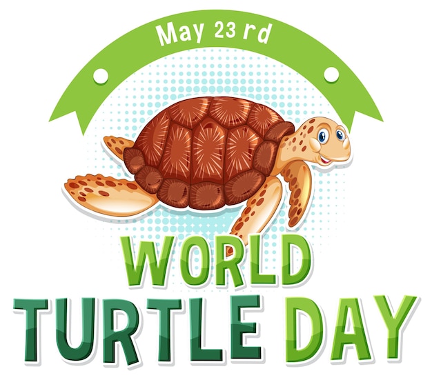 Celebrating World Turtle Day Illustration