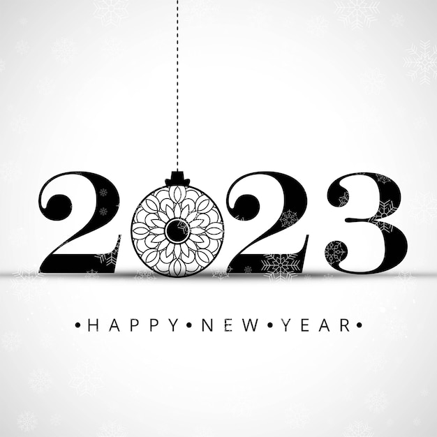 Празднование 2023 нового года праздничная открытка фон