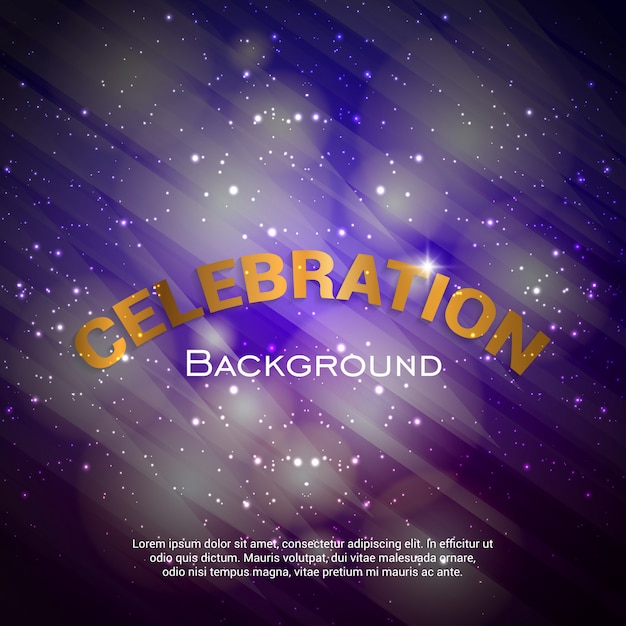 Free vector celebration background