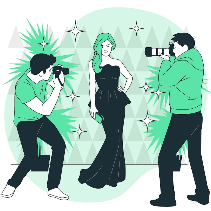 無料Vector セレブのコンセプトイラスト