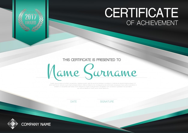 Certificate Of Achievement Template