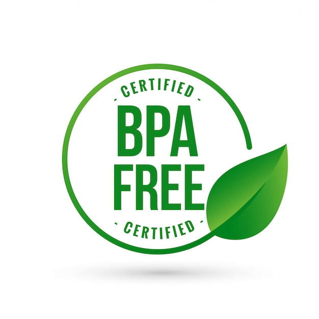 Certified bpa bisphenol free symbol