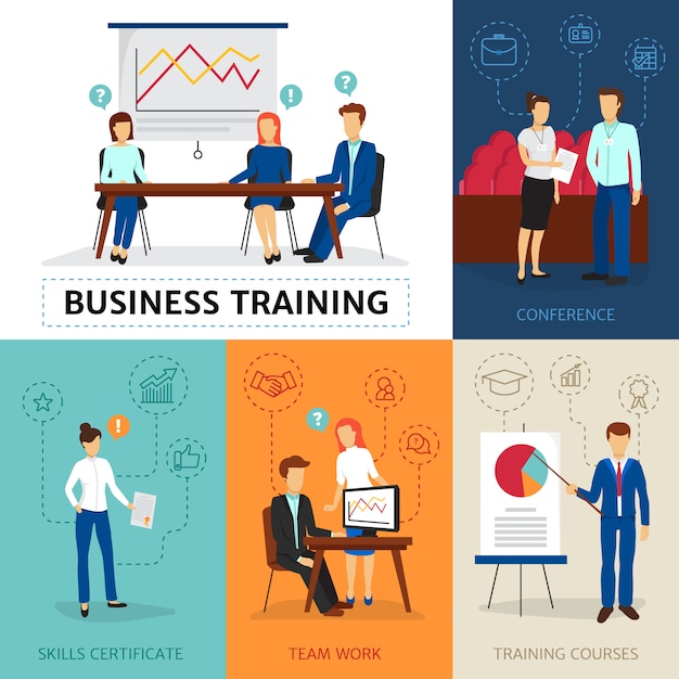 Certified business consulting program with training course conferences and workshops