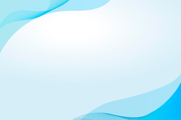 Free vector cerulean blue curve frame template