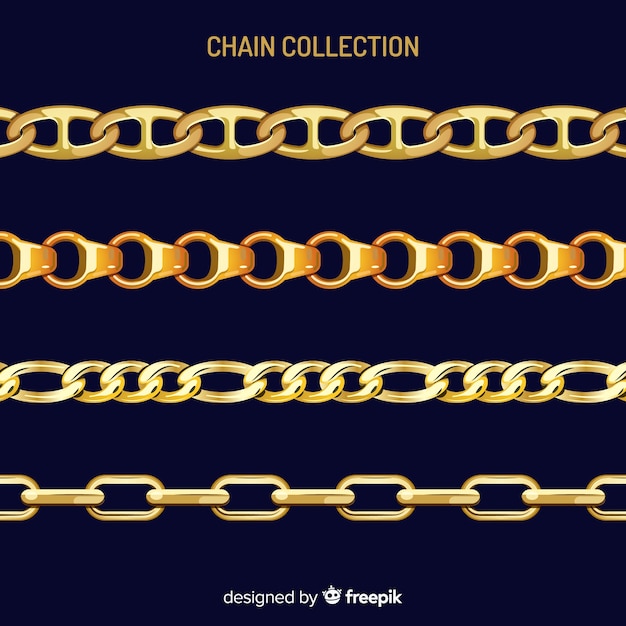 Free vector chain collection