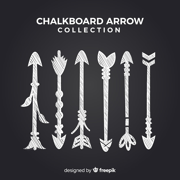 Chalkboard arrow collection