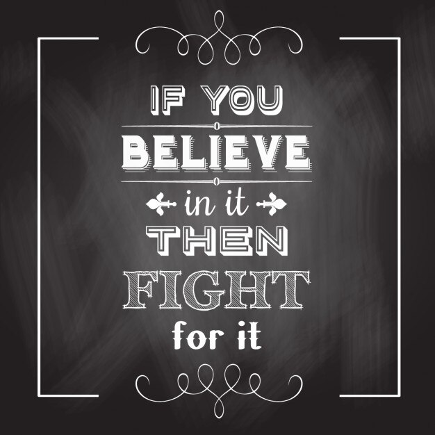Free Vector chalkboard quotation