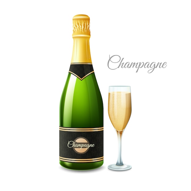 Champagne bottle