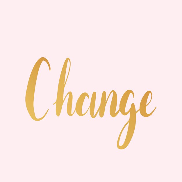 Change text typography style vector