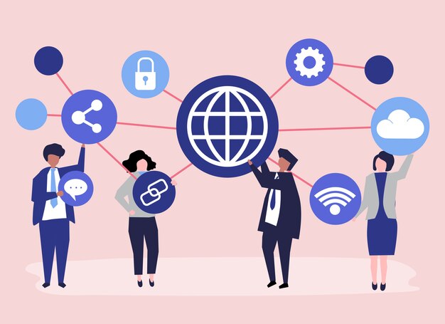 Character illustration of business people 