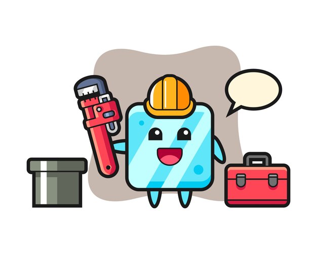 バケツの蛇口と水道水 無料のベクター