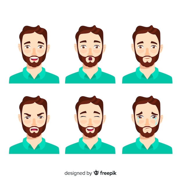 感情を表すキャラクター