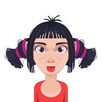 バナーにひげを生やしたキャラクター プレミアムベクター バナーにひげを生やしたキャラクター プレミアムベクター