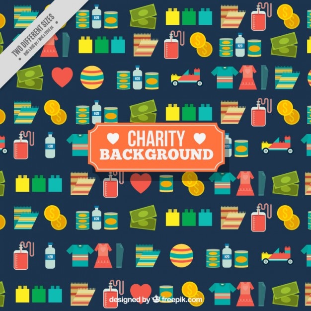 Free vector charity elements background