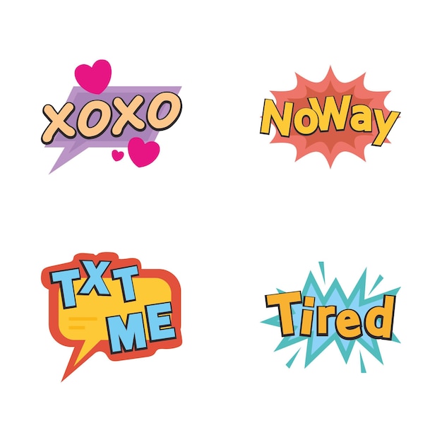 Chat stickers