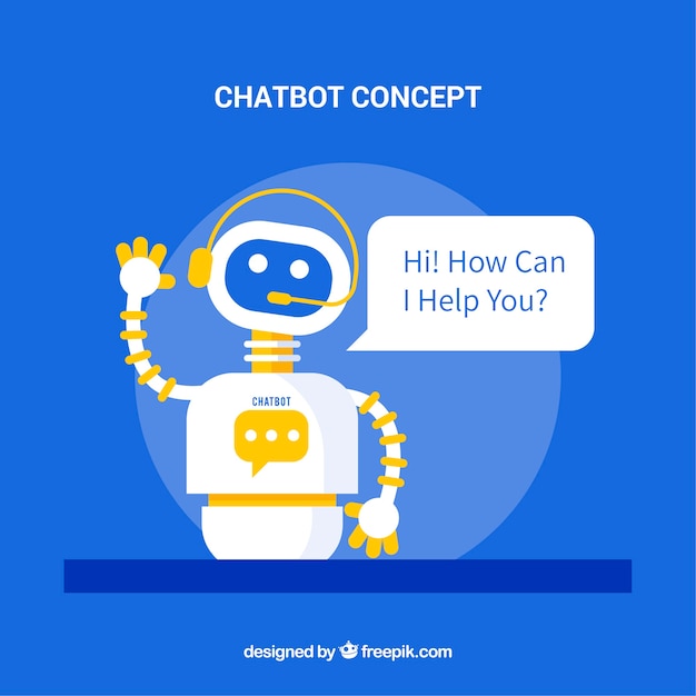 Концепт концепции Chatbot с мобильным устройством