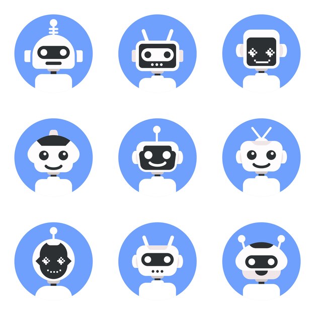 チャットボット 画像 無料のベクター ストックフォト Psd
