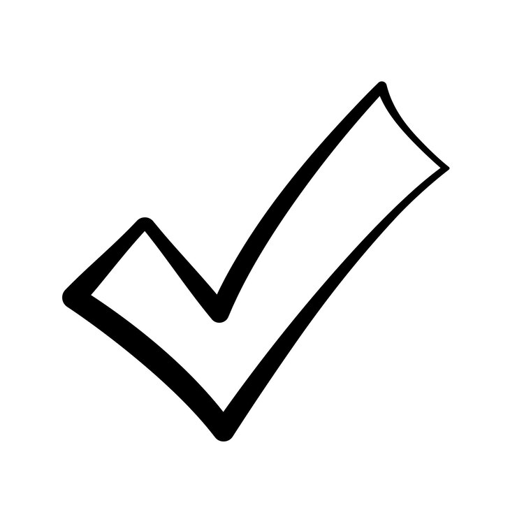 Free Vector check mark outline