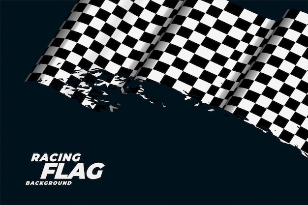 Checkered racing flag background