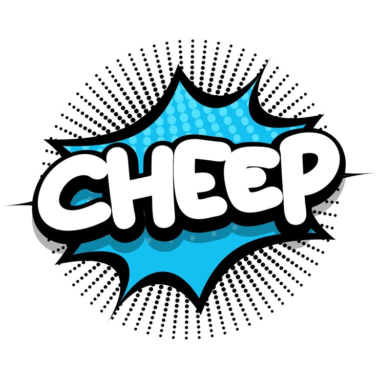 Free Vector cheep comic book explosion bubble vector illustration